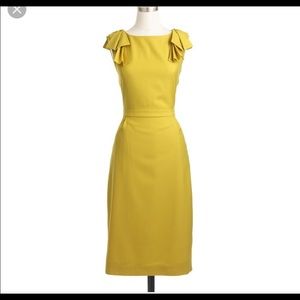 [NWOT] Jcrew Suiting Wool Bow-shoulder Sheath